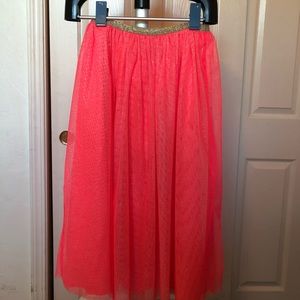 Pink sparkly skirt kids size 14/16